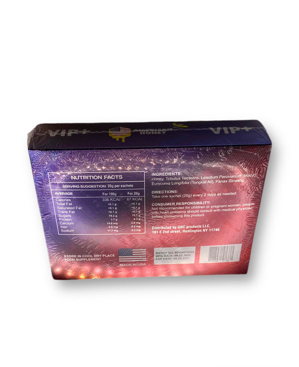 VIP Royal Honey Coconut American Honey- 12 Sachets