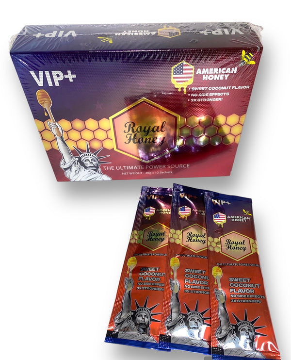 VIP Royal Honey Coconut American Honey- 12 Sachets